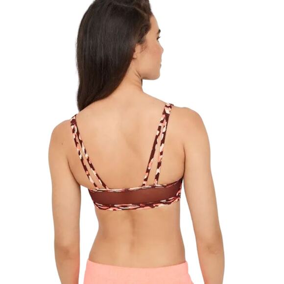 OFFLINE by Aerie Goals Plunge Sports Bra - Maplewood NWT Size Large - Picture 2 of 9